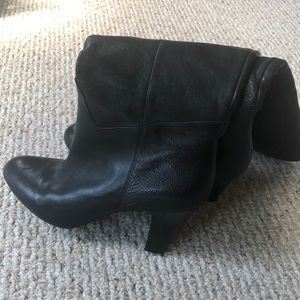 BCBGeneration Black Leather Upper, Boots size 10B